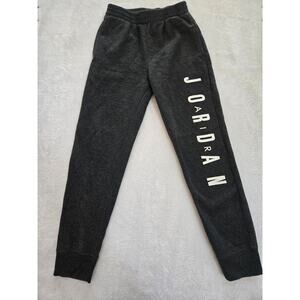 Jordan Jumpman Fleece Joggers Youth Medium 10-12 Black Athletic Pants